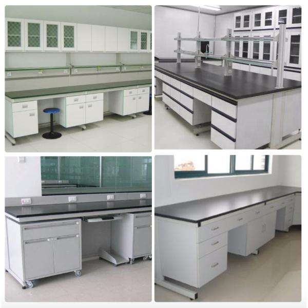 L*750(D)*850(H)mm hospital chemistry laboratory furniture work bench for pcr lab