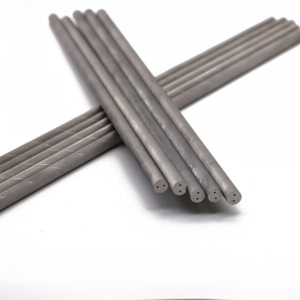 Carboneto de tungstênio contínuo Ros da perfuração e dos Reamers com dois furos 15° helicoidais