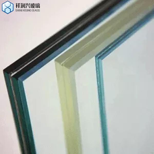 6.38mm Clear Laminated Glass with Decorative Function Colored Safety Laminated Glass