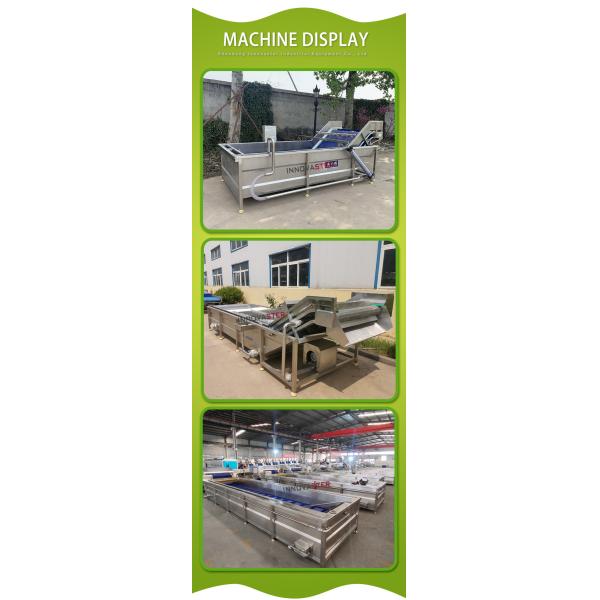 Silver Automatic Vortex Vegetable Washing Machine with Commercial Bubble Fruit Washer
