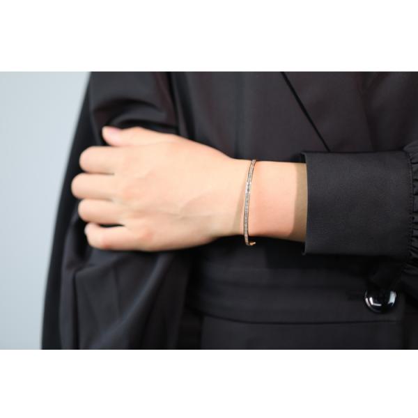 Bangle браслеты Bangle белого и желтого золота 1.0ct диаманта золота 18K 55mm 45mm