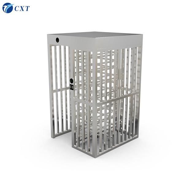Anti Collision Full Height Turnstile with RFID Access Control 30-40 People/Min Stainless Steel 304 Customizable Head Thickness