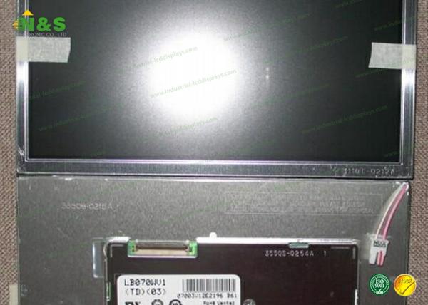 Transmissive 7.0 Inch Sharp LCD Replacement Screen Wide Temperature LQ070T5GG03 / LQ070T5GG10