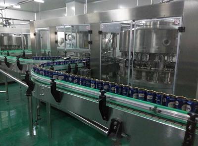 Low Noise Carbonated Soft Drink Production Line Stainless Steel 5000 Cans Per Hour