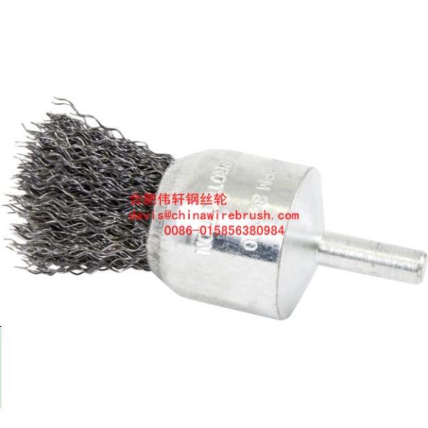 Crimped wire end brush - Carbon Steel Wire