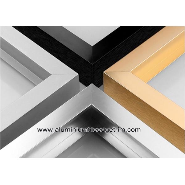 Wide Edge Metal Aluminium Picture Frame Mouldings For Gallery
