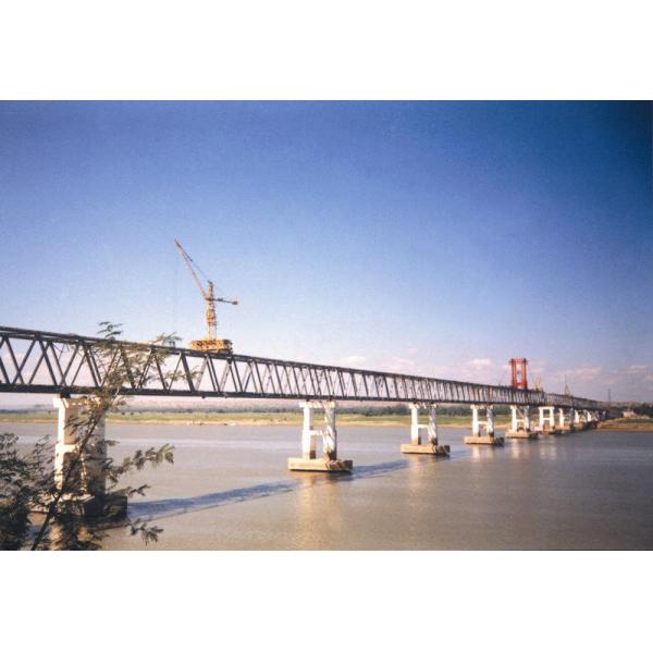 Performance Steel Truss Temporary Pedestrian Bridge with Paint Surface