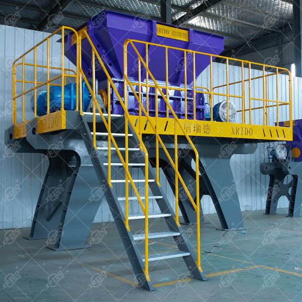 Xrido trituradora de vidrio automática trituradora de residuos máquina de 1-10cm de salida