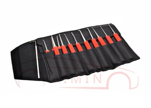 Un kit de serrure de haute qualité de 12 pièces. L' acier inoxydable durable gère facilement les différents types de noyaux de serrures.