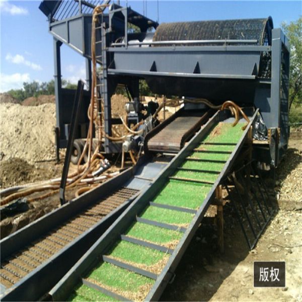 1400 KG Weight 1 Year Warranty Alluvial Gold Washing Sluice Box Gold Separation Machine