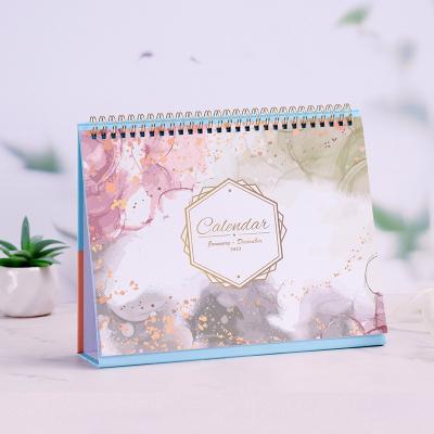 Améliorez votre bureau avec des calendriers de bureau personnalisés de marque professionnelle de 12 x 12 pouces Le cadeau parfait pour l'entreprise