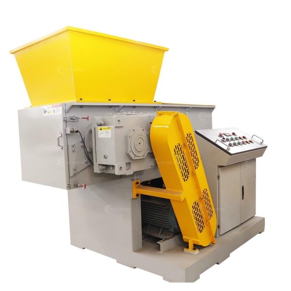 Power kW 38 Scrap Cable Shredder Waste Electric Wire Shredding Equipment Single Shaft Shredder