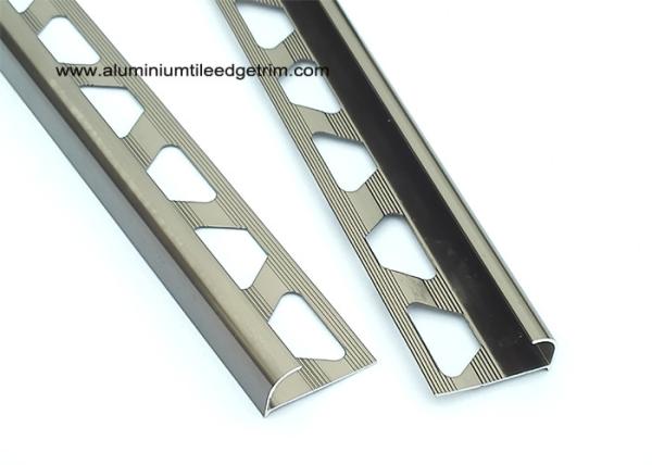 Bronze Bullnose Edge Tile Trim Quarter Round With Aluminium 6063 T5 Material