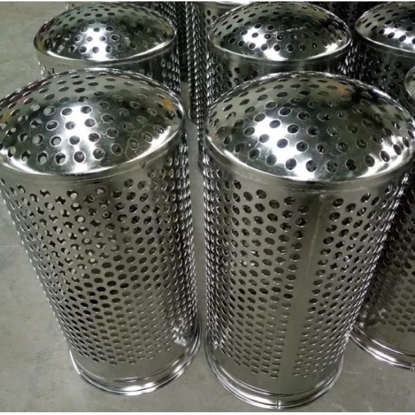 Metal 304 316 Stainless Steel Perforated Filter Tube Wire Mesh Metallic