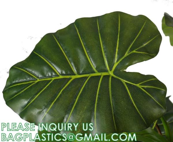Artificial Monstera Deliciosa Plant 37 Fake Tropical Palm Tree, Perfect Faux Swiss Cheese Plants in Pot