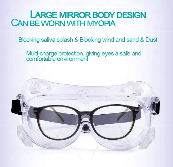 Medical Surgical Safety Glasses Virus Protection Anti Liquid Splash