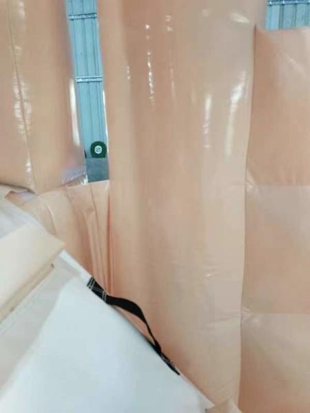 Tarpaulin Inflatable Bounce House Pink Inflatable Event Bouncer com Slide Inflatable Party Combo para Crianças