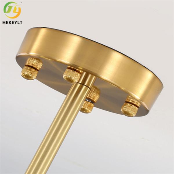 Decoración interior de moda de cristal clara moderna de la luz de techo del LED E14