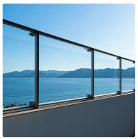 Customizable Tempered Glass Balcony Railing for Indoor Outdoor Use