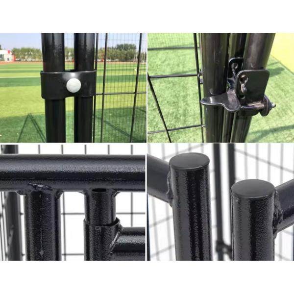 Внешний сварный стальной металлической клетки для собак