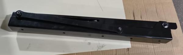 Support de rangée pliable noir 22,75  longueur support de rangée pliable facile à verrouiller