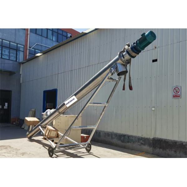 Спираль транспортера винта нержавеющей стали склонная для порошка зерна