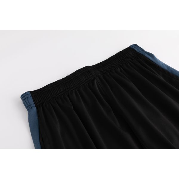 Men's Side Stripe Quick Dry Athletic Soccer Shorts for Active Performance