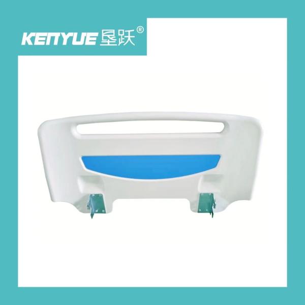 Color médico material del cabecero de la cama de hospital de los PP azul y blanco