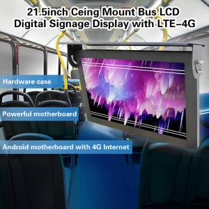 29 Inch Stretched Bar Ceiling Mount Bus Wifi Digital Signage Android Wireless