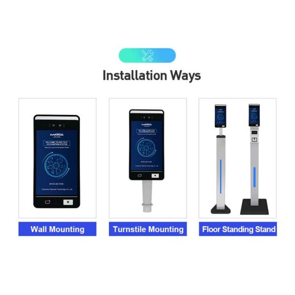 1.6GHz Android 7.1 Face Recognition Attendance Systems 100Mbps