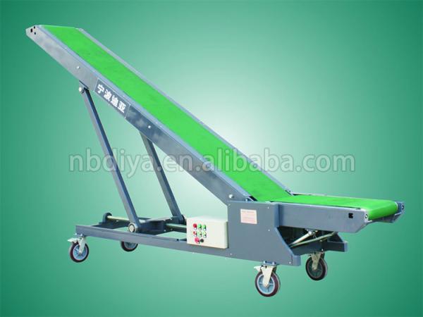 DY153 Heat Resistant Troughed Belt Conveyor , Customized Simple Conveyor System
