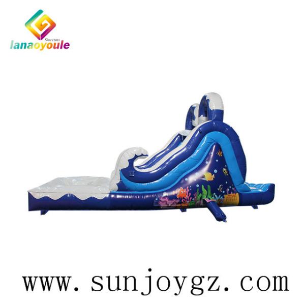 Easy Install Inflatable Kids Water Slide Park Funny Aqua Games For Amusement