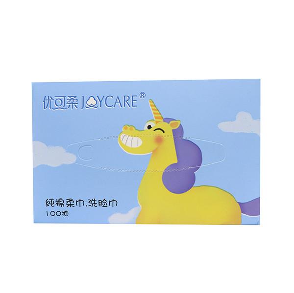 Oem service cotton facial tissue paper 15*20 cm 100 pcs/bag box package