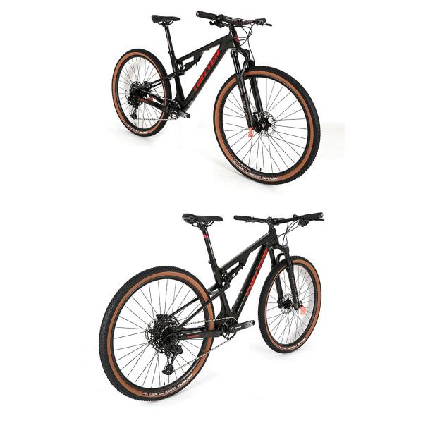горный велосипед подвеса волокна углерода 29er полный