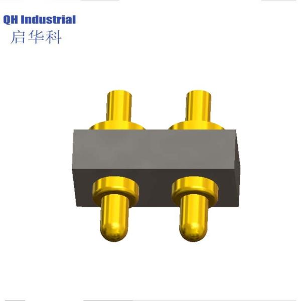 2Pin 2.54mm Pitch Portugal Ce Standard Telecom Connector Magnetic Cable Connector Magnetic spring loaded pin Connector