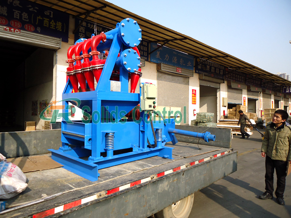 High performance mud desilter Oil Drilling Mud Removal Equipment Hydrocyclone Desilter Cleaner 580kg Weight