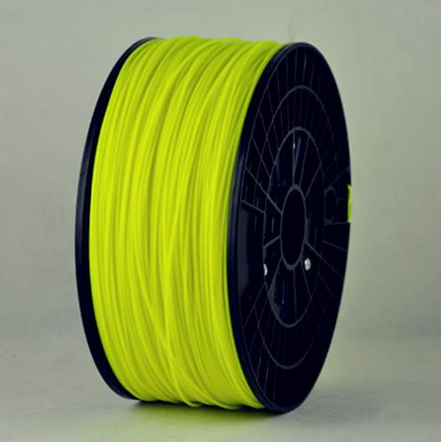 1.26kg /Piece 1.75mm 3D printer PLA filaments, Fluorescein YELLOW 3d printing material