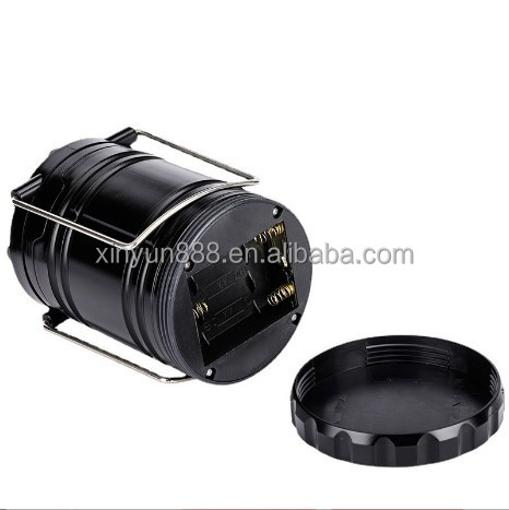 2023 New Telescopic Convenient Hook Lantern Dual Color Flame Flashing Torch Lantern Classic Mini Tent Light