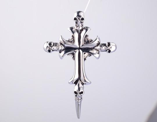 Fancy 46cm S925 Silver CZ Cross Pendant Religious Pendant Cross 8 Cross Collection fashion jewelry pendants
