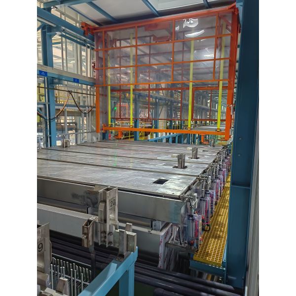 E Coating Line Continuous Multi Tank Anodizing Production Line with Intelligent Transfer System for Stable and Operation
