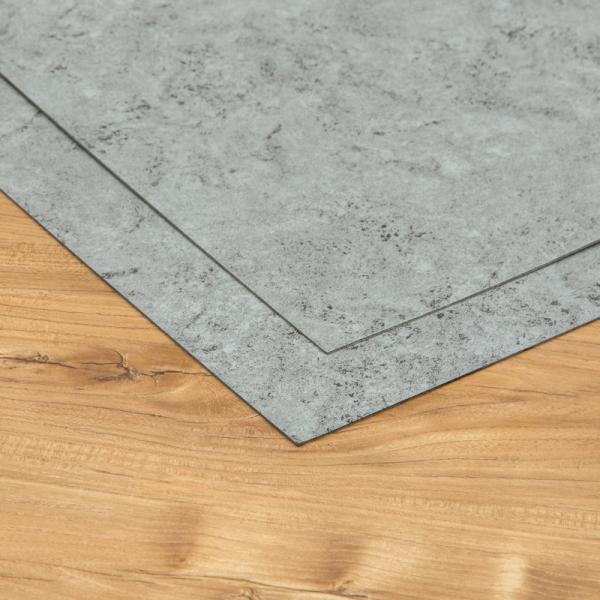 Flame Retardant Solid Luxury Vinyl Tile Flooring Stone Look Environmental Protection