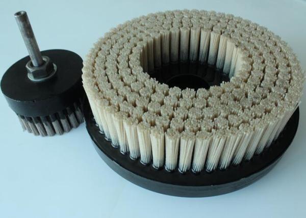 Flat Surface CNC Deburring Brushes 120 Grit Aluminum Oxide Bristle Material