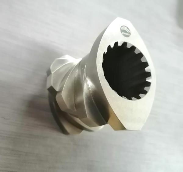 Wear Resistance Aluminium Bronze Twin Screw Extruder Screw Components For Puffed Food