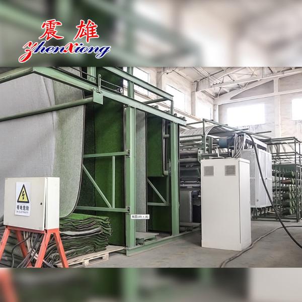 Automation Artificial Grass Making Machine with 7200 × 1500 × 3000mm Dimension and 20 - 55 mm Yarn Height for Long Lasting Color