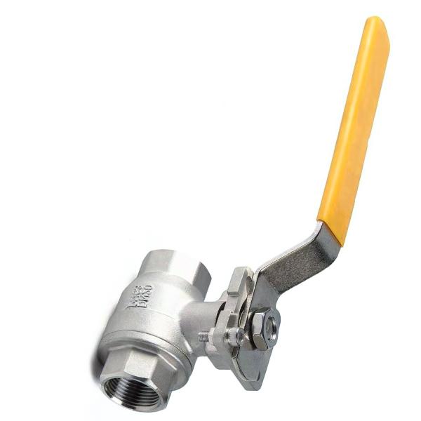 Высокопроизводительный ручной двухкомпонентный промышленный шаровой клапан из нержавеющей стали