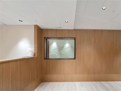 Grooved Decorative Wood Acoustic Wall Panels Tongue And Groove Soundproofing Board