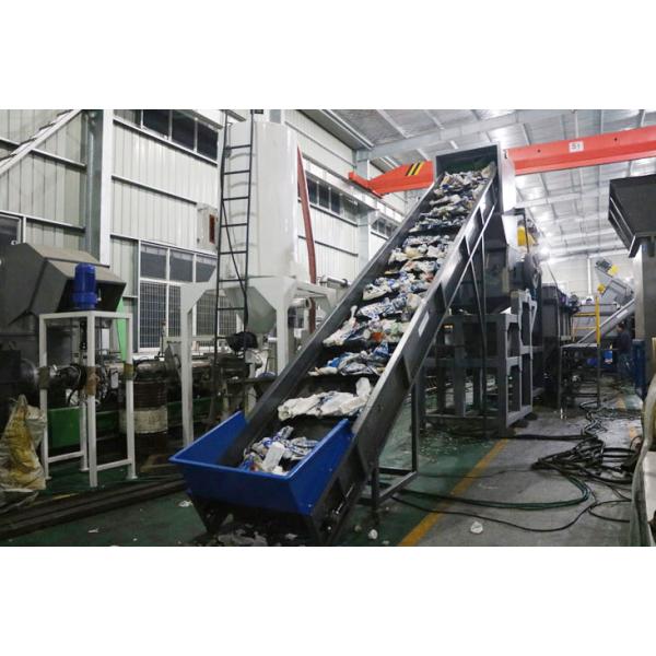 LDPE HDPE Plastic Washing Recycling Machine 2000kg/H PET Bottle Washing Line