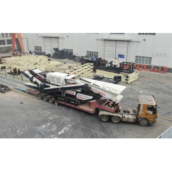 China Hot Sale MTNG400S-3 Wheel Type Mobile Crushing and Screening Station Plant Price