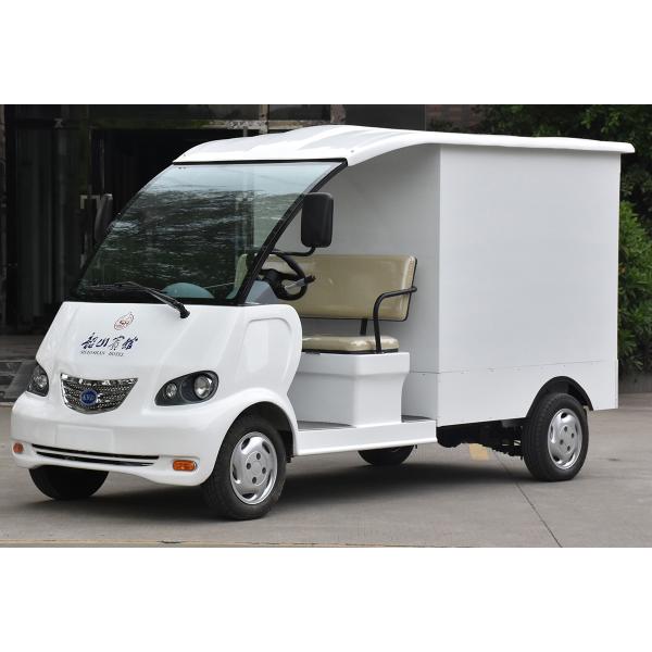 Small Dimension 48V / 4kW Electric Cargo Van With Enclosed Container