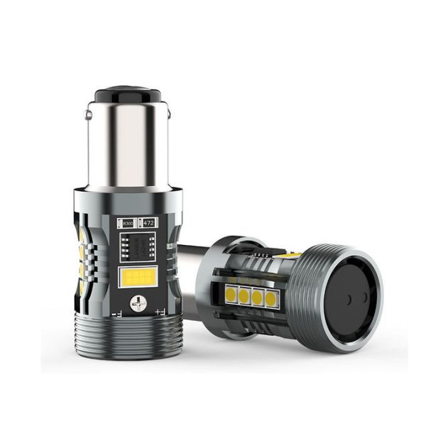 Top Sales CB7 1157 W/Y Switchback LED Bulb BAY15D BA15D Dual Color Canbus 28W 2500LM for Signal Brake Lights